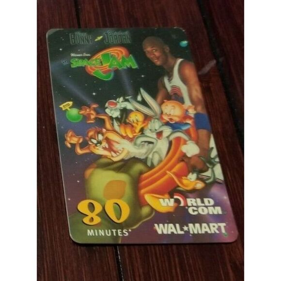 Michael Jordan SPACE JAM phone cards - Picture 4 of 5